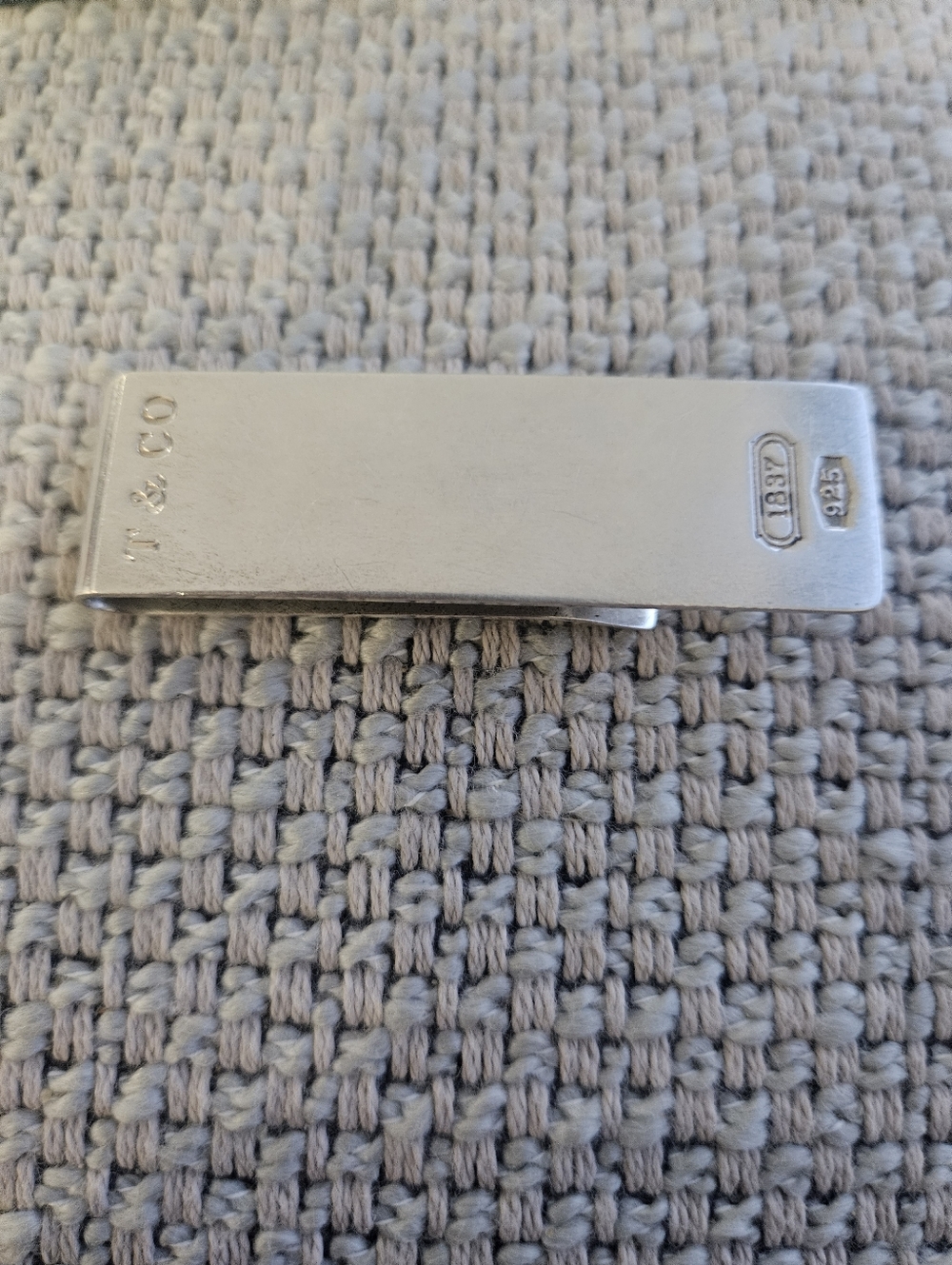 Tiffany Sterling Silver money clip - Picture 2 of 2